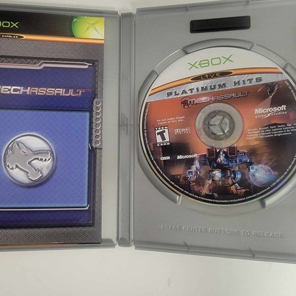 XBOX MECHASSAULT PLATINUM HITS LIVE WITH MANUAL - Picture 2 of 4